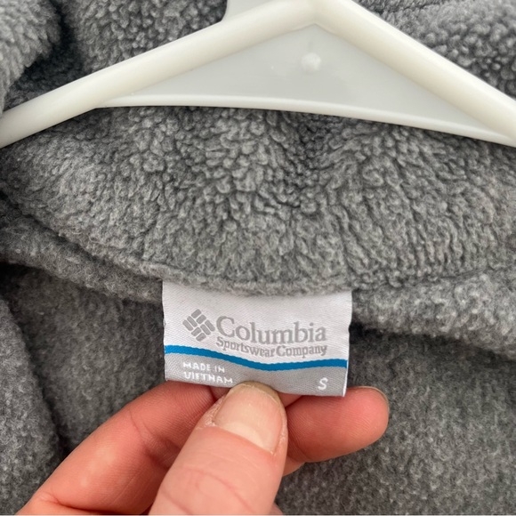 Columbia Benton Springs grey Full-Zip Fleece Jacket size small - Picture 5 of 5